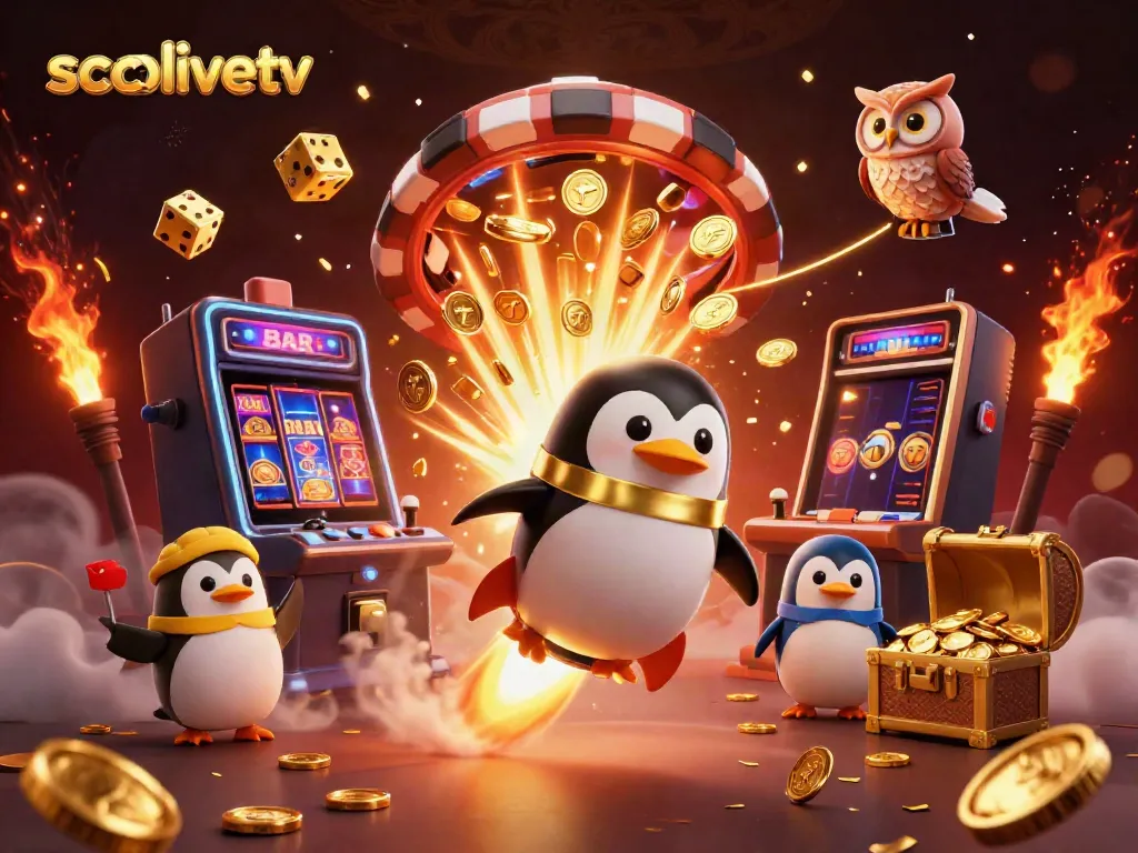 Experience thrilling gaming action with socolivetv in a dynamic 3D illustration filled with excitement.