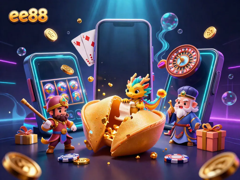 Engage in exciting gameplay at ee88 with vibrant casino-themed illustration showcasing interactive elements.
