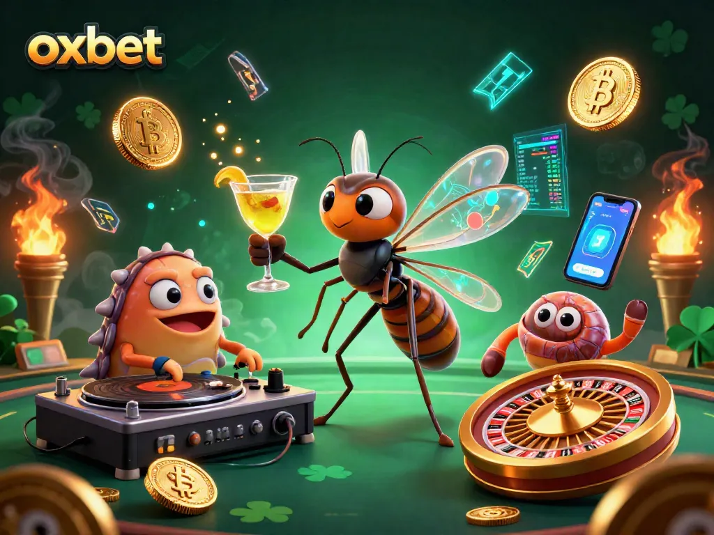 Experience thrilling gameplay with oxbet's vibrant casino atmosphere featuring unique characters.