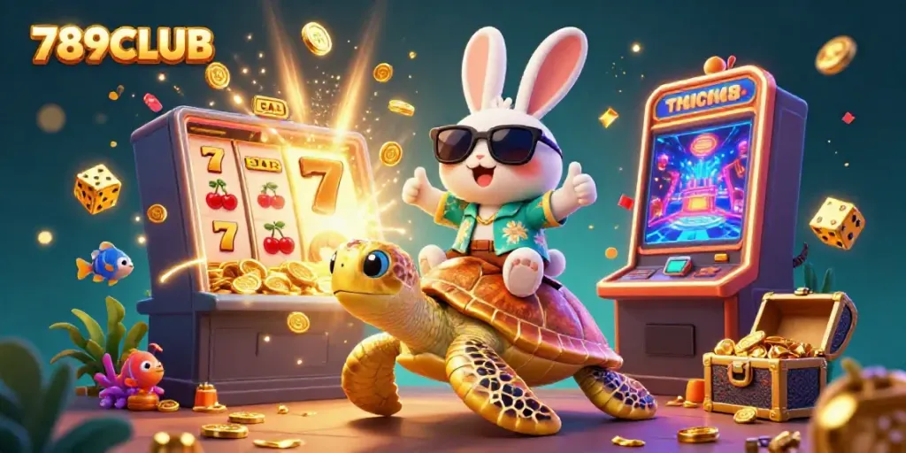 Celebrate wins at 789CLUB with vibrant gaming elements and joyful characters.