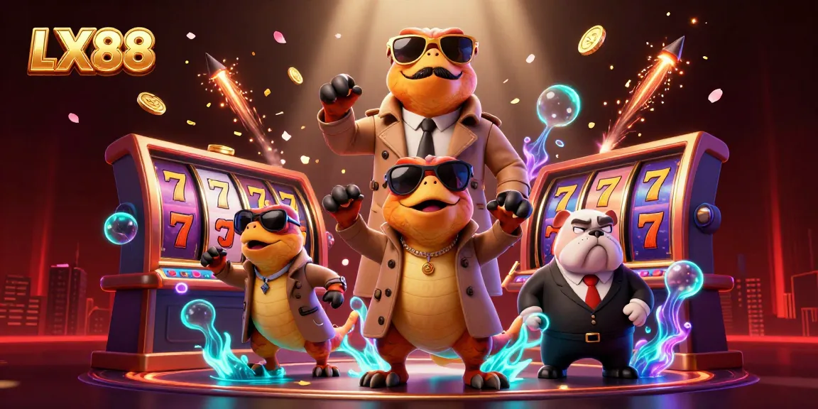 Watch LX88's raptors hilariously attempt VIP entry at a vibrant casino filled with exciting games.