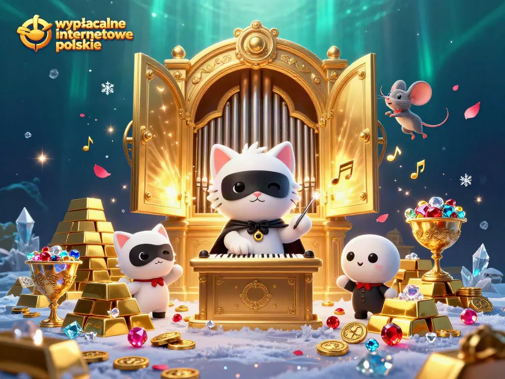 Experience the charm of wypłacalne kasyna internetowe polskie with this vibrant casino illustration filled with treasures.