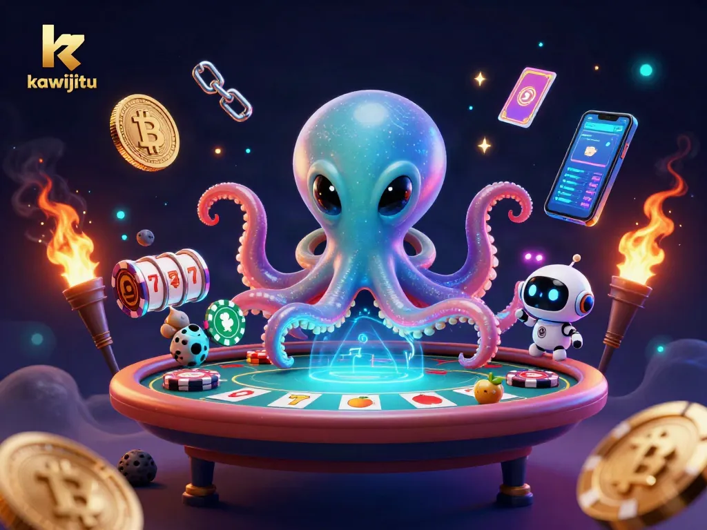 Menggandakan pengalaman bermain di kawijitu dengan karakter alien dan elemen kasino futuristik.