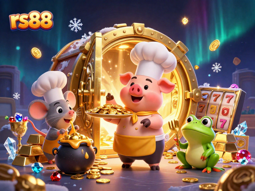 Experience the excitement at rs88 with a lively casino scene showcasing rewards and fun.