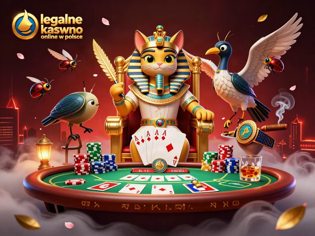 Join the fun at legalne kasyno online w polsce with an enchanting pharaoh theme and vibrant gambling elements.