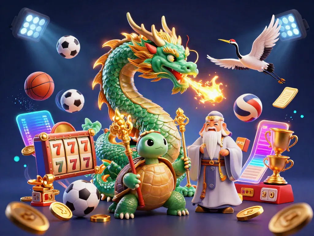 Experience the thrill of shbet with a vibrant illustration of dragon, lucky cranes, and sports betting elements.