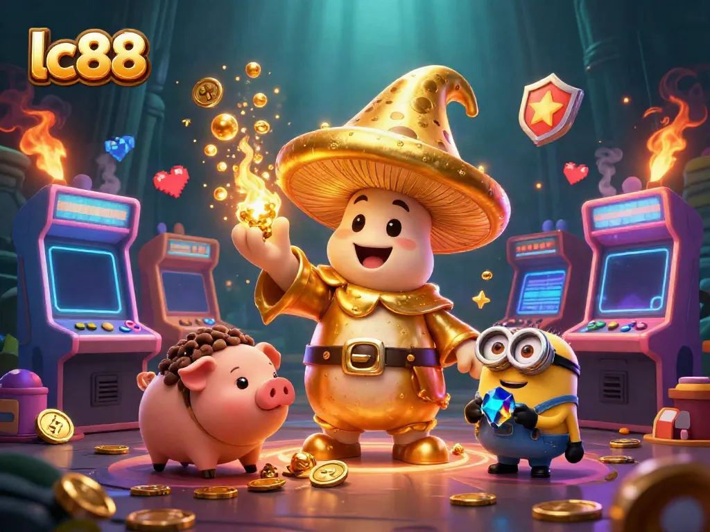 Experience immersive gameplay at lc88 with a magical scene of treasures and excitement.