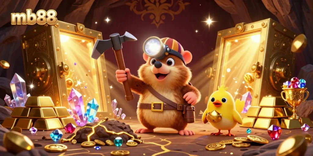 Experience the thrill of mb88 gaming with vibrant treasure hunting and bountiful jewels.
