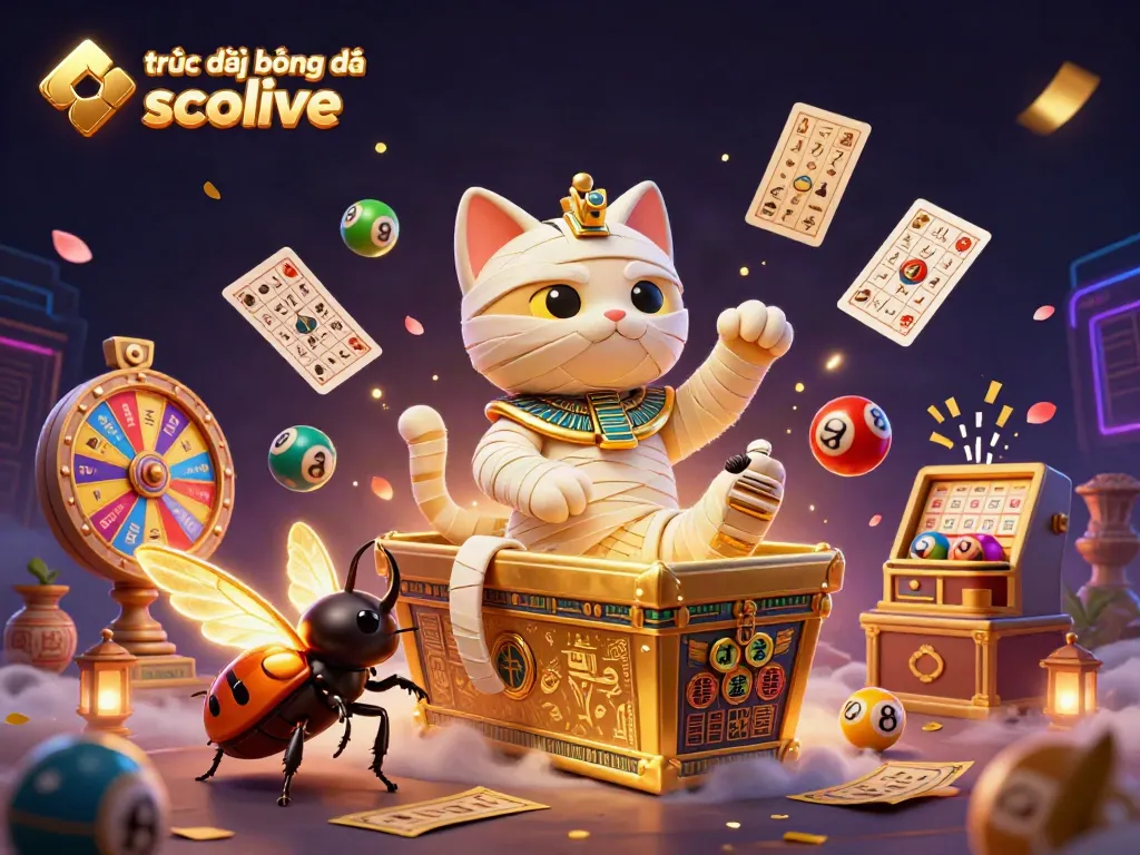 Experience thrilling trực tiếp bóng đá socolive with a vibrant scene showcasing lively action and colorful betting elements.