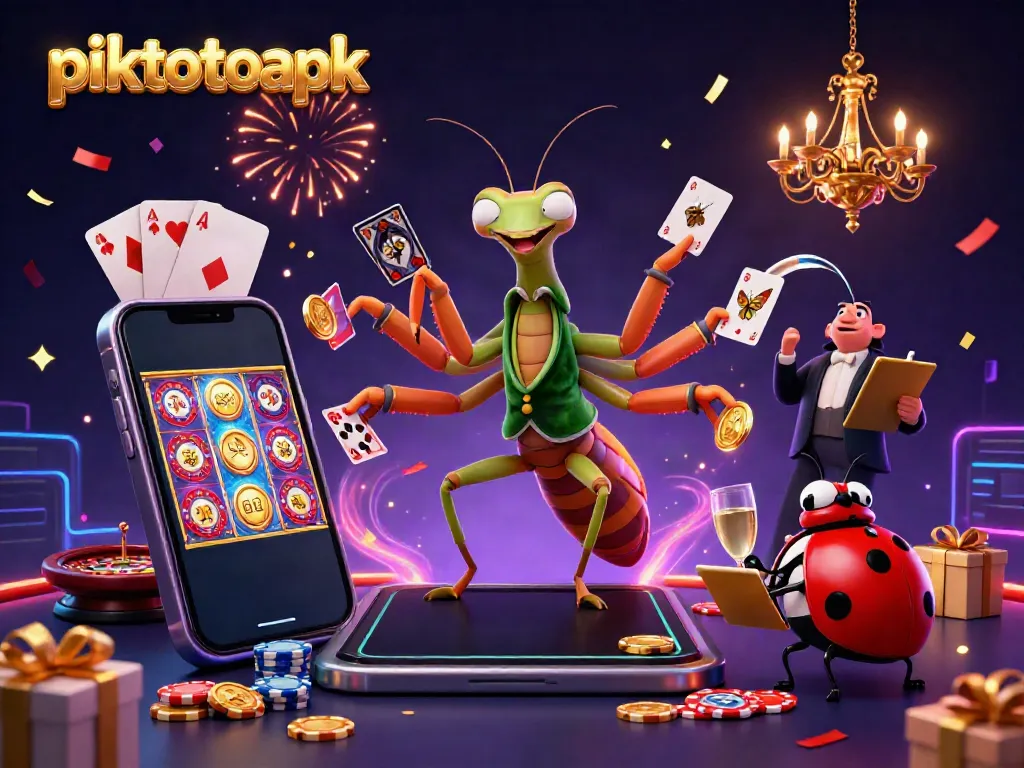 Experience the thrilling piktotoapk casino vibe with vibrant characters and dynamic gaming elements.