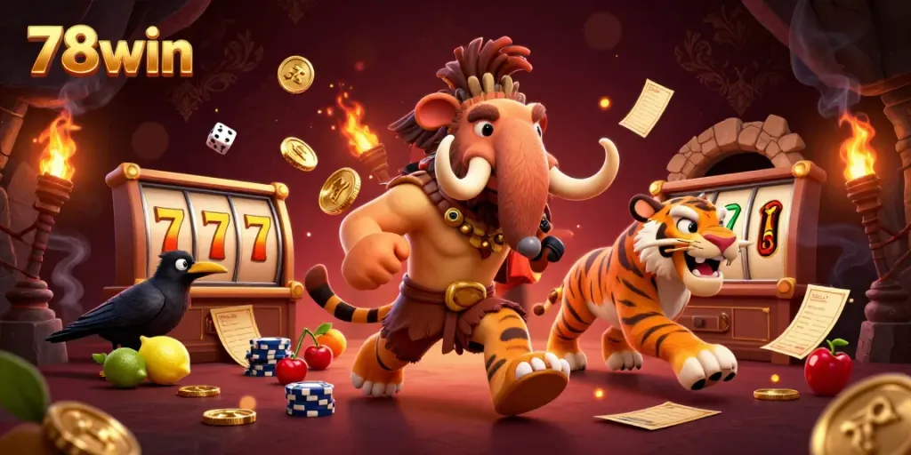 Experience the thrill of slot gaming at 78win with exciting characters and dynamic casino elements.