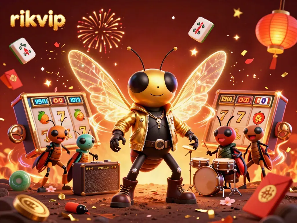 Experience rich gameplay with rikvip in a vibrant illustration of casino excitement.