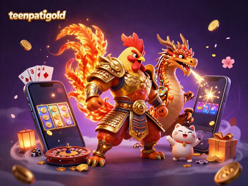 Experience thrilling gameplay with teenpatiigold, featuring dynamic cartoon characters and engaging casino elements.